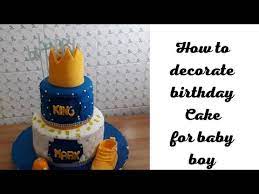 You get to enjoy all the cake and sweets you can have. 2nd Birthday Cake How To Decorate Birthday Cake For Baby Boy Youtube