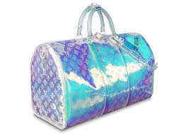 Black And White Louis Vuitton Duffle Bag Louis Vuitton Keepall Bandouliere Monogram 50 Prism In 2020 Louis Vuitton Handbags Black Louis Vuitton Keepall Louis Vuitton Handbags