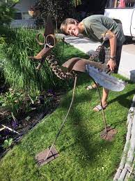Scrap Metal Roadrunner Metal Tree Wall Art Scrap Metal Art Welding Art
