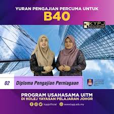 Nak jumpa bila bila masa boleh, sangat mesra pelajar. Kolej Yayasan Pelajaran Johor Yuran Pengajian Percuma Untuk B40 Di Kypj Facebook
