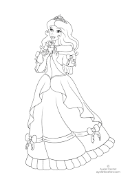 Imagine how you'd like your princess to be, in which decor could she live in, what a story could she have with her friends or what difficulties she might encounter. Coloring Pages About Fairy Tales For Kids Ayelet Keshet Disney Princess Coloring Pages Disney Princess Colors Princess Coloring