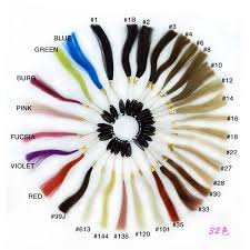 2019 Professional Human Hair Extension Colour Ring Universal Color Swatch Colour Charts For Hair Salon Dyeing Human Hair From Tthouse2 55 28