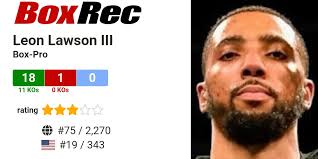 BoxRec: Leon Lawson III