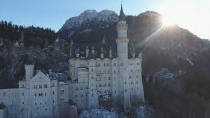 Living in regensburg allows for plenty of day trips in bavaria and full on vacations in germany and europe. Royalty Free Video Neuschwanstein Disneyland Castle Drone Flyover 2