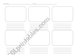 Making effective use of shotlists to make storyboarding efficient. Storyboard Template Esl Worksheet By Karinleung