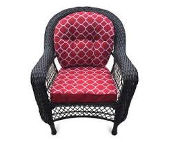 Wilson Fisher Nantucket Resin Wicker Rocking Chair With Reversible Cushions Big Lots Wicker Rocking Chair Affordable Outdoor Furniture Resin Wicker