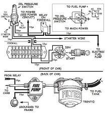 Wiring An Electric Fuel Pump Diagram Electricity Automotive Mechanic Car Mechanic