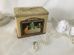 Antike Blechdose Eduscho Kaffee Keine Reproduktion Original 1924 Cafe Vorratsdose Dekoration Edwardian Style Keksdose Kaffeedose Geschenk Edwardian Fashion The Originals Practical Gifts