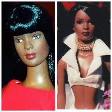 Dacey (by the Sea Daisy) and Elinda, wigs from etsy shop ZazouCustomDolls  and outfit from Susan's etsy AtomicPosh.