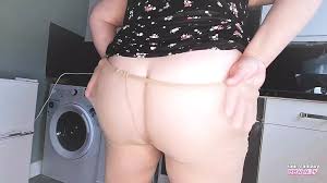Sheer Pantyhose Homemade Sheer See-thru Tights Ass Pussy Mature Wife  Bbw_wife