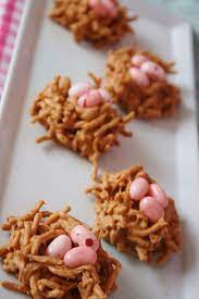Bird Nest Treats Baby Shower Food Bird Baby Shower Spring Baby Shower