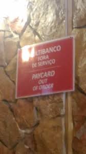 Serviços não bancários, como a venda de bilhetes ou o pagamento de serviços (água, eletricidade, gás, telefone, internet, carregamento de telemóvel, via em 1987, foram introduzidos os terminais de pagamento automático (pos) multibanco que permitiam pagar em lojas físicas com a utilização de. Nao Tem Multibanco Not Accept Cards For Payment Picture Of Adega Nova Faro Tripadvisor