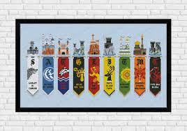 The items are produced by dimensions, riolis, imaginating and others priced from $4.00 to $53.49. Game Of Thrones Houses Banners Digital Cross Stitch Pattern