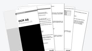 Practice Exam Papers For Year 1 Ocr A Level Economics Tutor2u