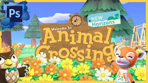 Animal crossing is a social simulation video game series developed and published by nintendo and created by katsuya eguchi and hisashi nogami. How To Create The Logo From Animal Crossing New Horizons How To Adobe Youtube