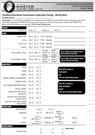 Deductive Tasting Chart White Wines Sarah Sommelier