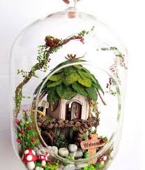Diy Miniature Fairy House Home Sweet Home By Lazykittycrafts Kr350 00 Fairy House Diy Diy Fairy Fairy Terrarium