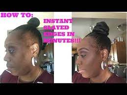 How To Make Instant Slayed Edges In Minutes Video Black Hair Information Edges Hair Extensions For Thin Hair Natural Hair Styles
