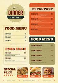 Maybe you would like to learn more about one of these? Retro Diner Food Menu By Guper Graphicriver