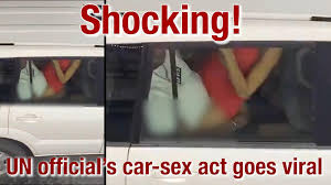 UN sex scandal: Official filmed with alleged sex worker in back of car,  video goes viral