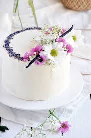 Lavander And Vanilla Bean Layer Cake 02 Web Jpg 423 640 Vanilla Bean Cakes Edible Flowers Cake Cake