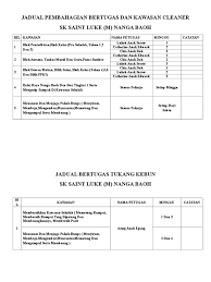 3 shift dengan 4 grup, 3 shift dengan 3 grup, dan 2 shift dengan 3 grup atau biasa disebut dengan long shift. Jadual Kerja Cleaner