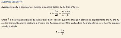 Speed And Velocity Boundless Physics