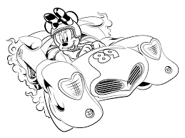 Disney minnie mouse from mickey and the roadster racers coloring. Mickey Mouse Racer Coloring Page Novocom Top