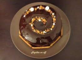 Entremet Vanille Cremeux Speculoos Glacage Miroir Chocolat Au Thermomix Ou Sans Papilles On Off Desserts Cake Food