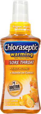 Chloraseptic Warming Sore Throat Spray Honey Lemon