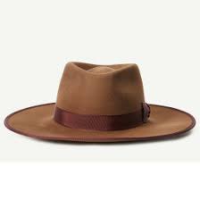 Goorin Brothers Painted Lady Brown Felt Wide Brim Fedora Hat Front View Mens Hats Fashion Cowboy Hat Styles Fedora Hat Women