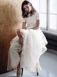 H M Conscious Collection Short Sleeve Wedding Dress Boho Wedding Dress Wedding Dress Sleeves