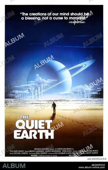 Poster of THE QUIET EARTH, 1985, directed by GEOFF MURPHY. Copyright  CINEPRO/PILSBURY PROD/MR.YELLOWBEARD PROD LIMITED&COMPANY. - Album  alb3695444
