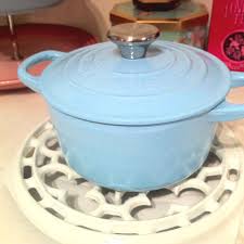 Le Creuset Satin Blue 14cm Casserole Creuset Le Creuset Casserole