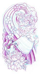 Japanese Sleeve Sketch By Wildthingstattoo On Deviantart Oriental Tattoo Arm Tattoo Japanese Sleeve