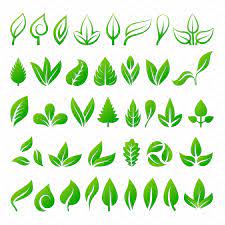Leaf Icons Vector Illustration Tree Logo Design Leaf Illustration Tea Leaves Illustration