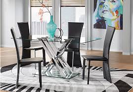 Glass dining tables and contemporary decor go hand in hand, so you're already one step ahead if you've opted for this interior style. 5 Piece Glass Top Dining Set Off 67