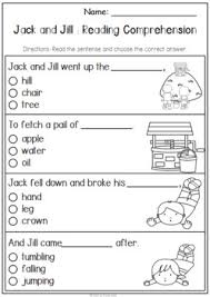 Jack and Jill Nursery Rhyme Activities and Printables