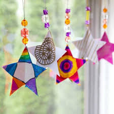 Fold the paper so that you have 3 equal sections. 3d Paper Star Ornaments Learn How To Make This Great Christmas Craft
