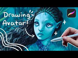 Drawing Tsireya from Avatar the way of water ✏️🌊