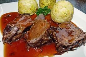 Sauerbraten A La Surina Von Surina Chefkoch Sauerbraten Fleisch Gerichte Rezepte