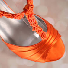 Orange Wedding Shoes For Bride Wedding Sandals Heels Wide Width Shoes Unique Wedding Shoes Orang Unique Wedding Shoes Custom Wedding Shoes Wedding Sandals