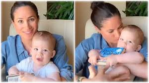 A few days later meghan and harry showed him to the world. Happy First Birthday Archie Duchess Meghan Reads As Prince Harry Films Duck Rabbit Youtube