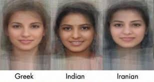 Faces Average Nationalities Greek Indian Iranian Average Face Face Woman Face