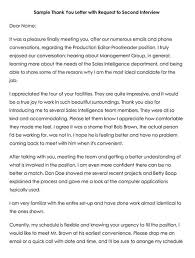To stand out from the crowd, get more specific with your thank you note. Thank You Letter After Job Interview 14 Best Samples