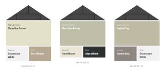 Finding the best quality house paint. Fresh Color Palettes For A Gray Or Black Roof Lp Smartside Blog