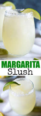 Margarita Slush Recipe Culinary Hill Recipe Slush Recipes Easy Margarita Frozen Drinks