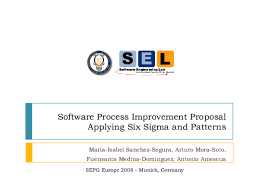 Tired of meetings to track work status? Pdf Software Process Improvement Proposal Applying Six Sigma And Patterns Arturo Mora Soto Academia Edu