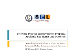 The lead author jots down a few concepts (it can be something as short as. Pdf Software Process Improvement Proposal Applying Six Sigma And Patterns Arturo Mora Soto Academia Edu