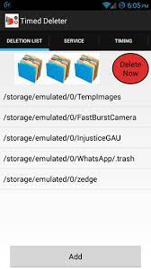 4, delete file, erases a specified file from the device. Timed File Deleter For Android Apk Download